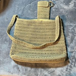 Tan Crochet Purse
